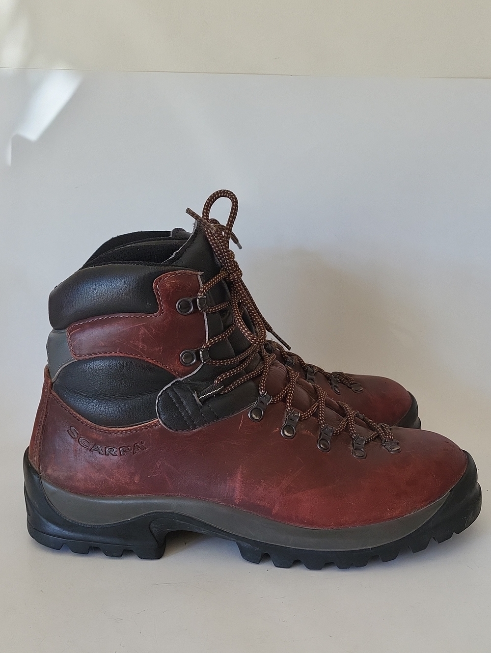 SCARPA Men's SL M3 Leather Backpacking Hiking Boots Vibram Italy